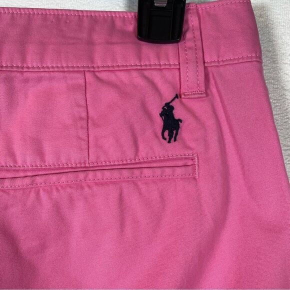 Polo Ralph Lauren Pink Chino Style Ankle Pants Size 8 - Picture 9 of 12